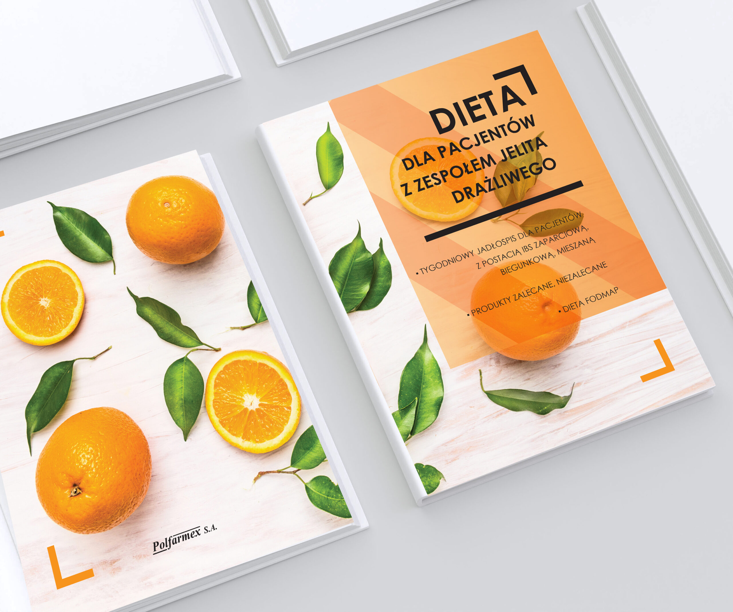 Hard cover open view book inside pages mockup