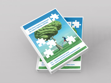 Front View Two Hard Cover Book Psd Mockup